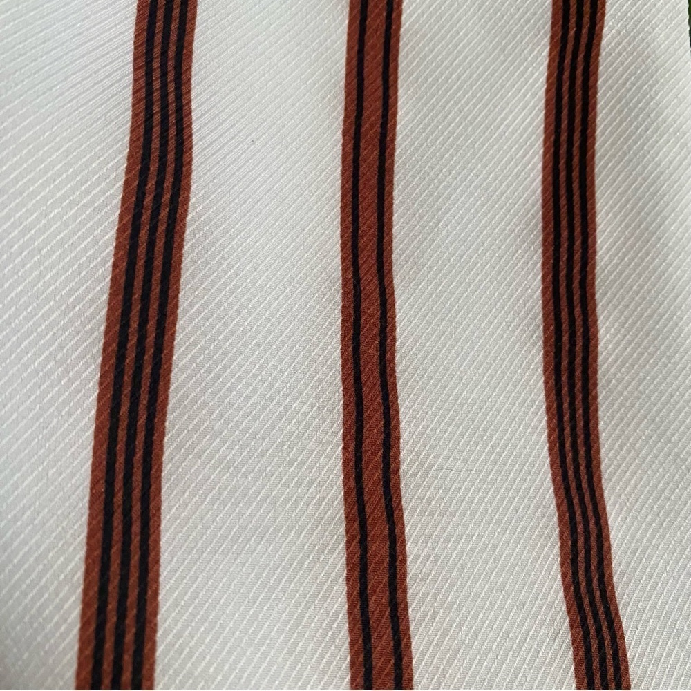 Revolve Superdown Rust Stripe Delilah Keyhole Tie Mini Dress Large - Picture 10 of 16